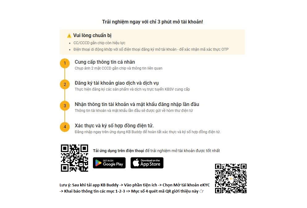 Đăng ký mở tài khoản eKYC